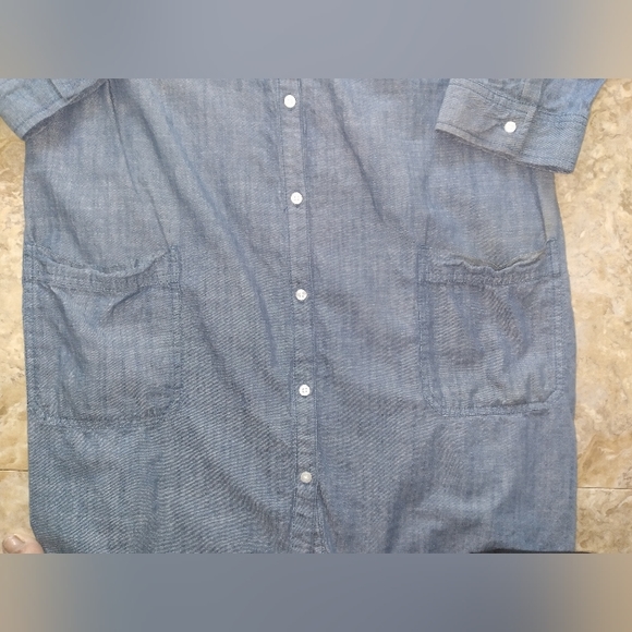 Old Navy cambray tunic dress, size L - Picture 3 of 7